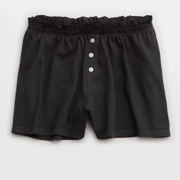 Aerie Cotton Mix Boxer Shorts XL- Smoked Gray - NWT - Picture 3 of 12